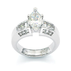 iiAthena Marquise Cut Moissanite Engagement Ring