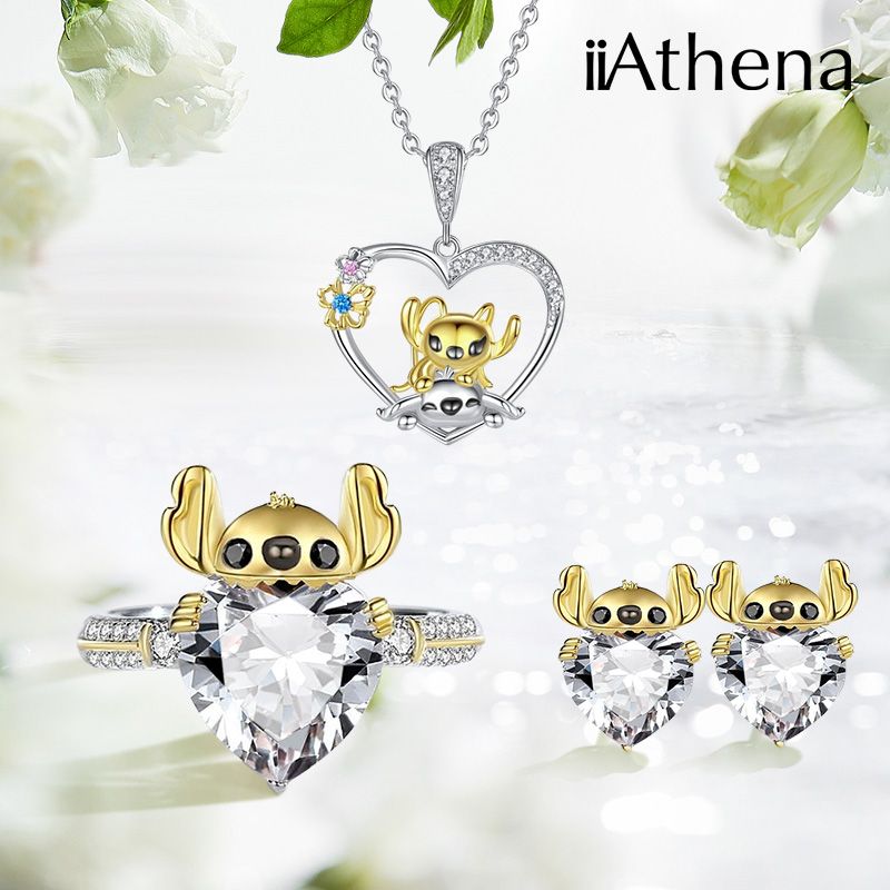 Gold Koala Jewelry Set In Sterling Silver