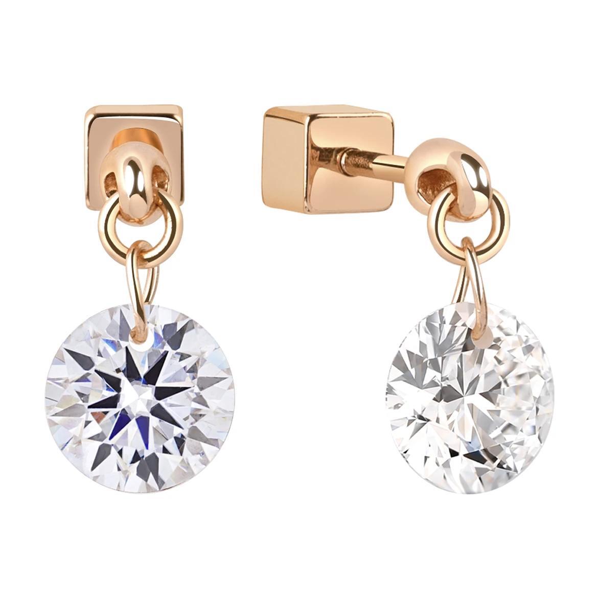 0.5ct/ 1ct Moissanite Earrings With Square Screw Backs