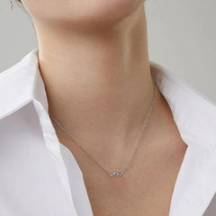 "Starry Night" Clustered Moissanite Necklace