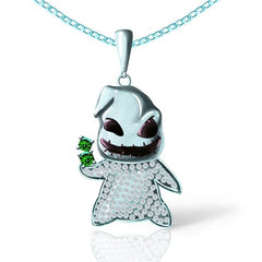 Halloween Monster Necklace In Sterling Silver